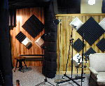 image of the vocal booth and tracking station